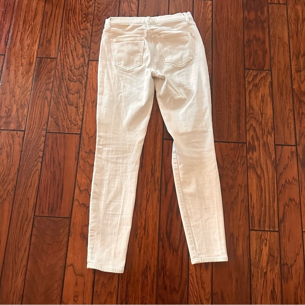 Madewell Women's Skinny Skinny Jeans Ankle - White size 27 - Picture 3 of 10